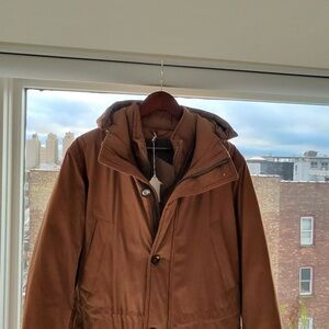 Moorer Verona Feyem S.P.A Vero Piumino Men’s Goose Down Parka/Brown/Large